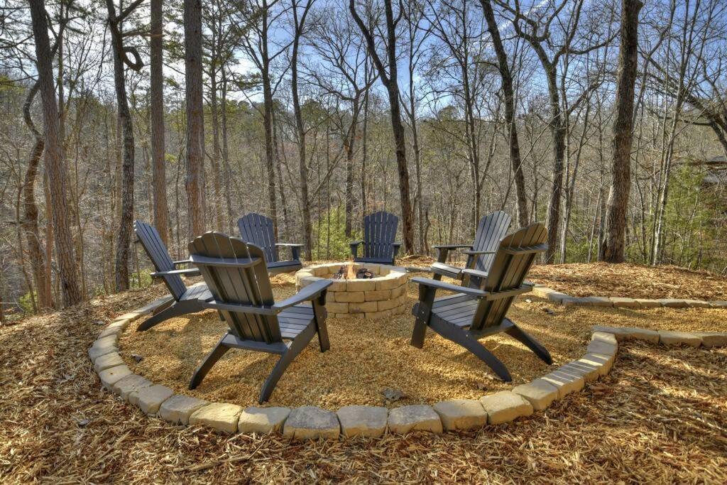 Villa Rosewood Retreat - Hot Tub Fire Pit Pool Table Blue Ridge Esterno foto